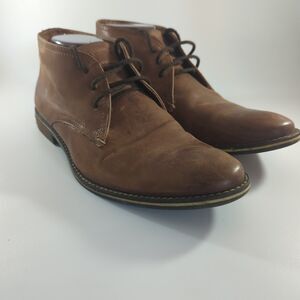 Alfani Mens Brown Faux Suede Chukka Jason  Boots Shoes Size 9.5M